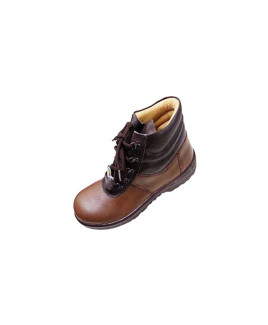 Liberty Size-6 Warrior Brown Leather Safety Shoes-7198-02