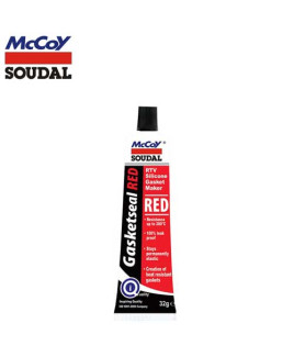 McCoy Soudal 32g GSEAL Silicone Gasket Maker-Red (Pack Of 24)