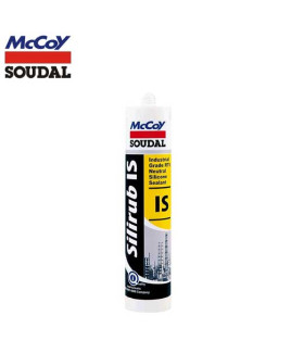 McCoy Soudal 280ml IS Neutral Silicone Sealant-Brilliant White (Pack Of 24)