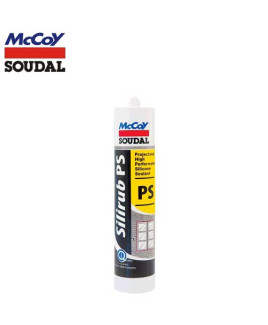 McCoy Soudal 280ml PS Projectseal Silicone Sealant-Transparent (Pack Of 24)