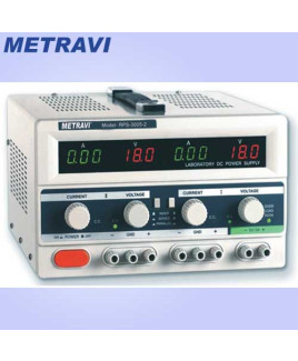 Metravi 0 ~ 30V x 2 DC Regulated Power Supply-RPS-3005-2