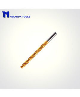 Miranda 10.5 mm Straight Shank TIALN Coated Jobber Series Solid Carbide Drill-2105JS