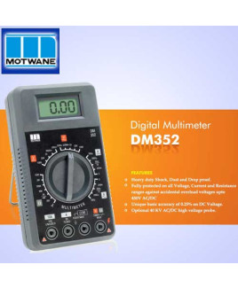 Motwane 2000 Counts Digital Multimeter-DM352