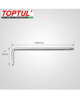 Toptul T10x91(L1)x19(L2) mm Extra Long Type Star Key Wrench-AIAE1010