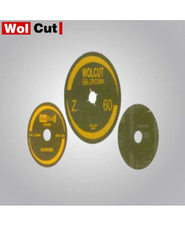 Wolcut 100 mm Grit 36 Fiber Zirconia Disc