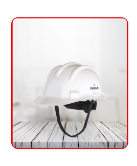 Karam Ratchet Type White Safety Helmet-PN 521
