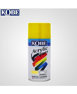Kobe yellow Acrylic Lacquer Spray Paint-Pack Of 12