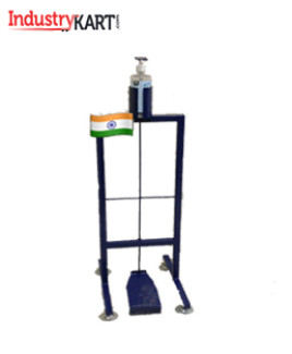 Pedestal Foot Dispenser Advance with MS Body for holding 500 ml sanitiser bottle(Pack Of 2)