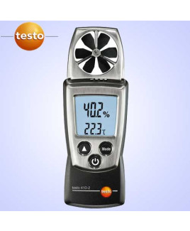 Testo Air Velocity Meter With 40Mm Vane With Temperature & Humidity Measurement-410-2
