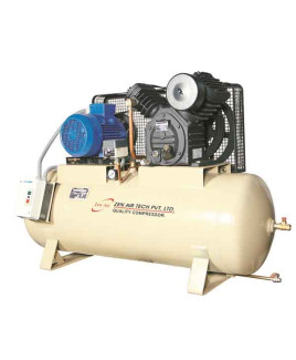 Zen Air Tech 3HP 200L Two Stage Air Cooled Air Compressor-75 L