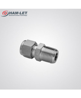 Hamlet Male Connector 768L SS 1/4 X 1/4