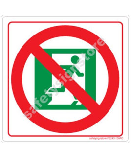 3M Converter 105X105 mm Fire Exit Emergency Sign-FE243-105PC-01