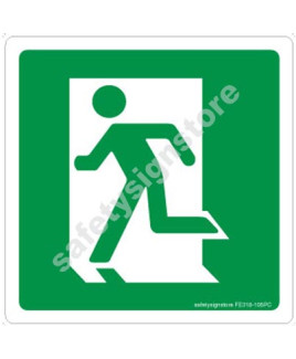 3M Converter 105X105 mm Fire Exit Emergency Sign-FE318-105PC-01
