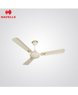 Havells 1200 mm Pearl Ivory-Gold Colour Ceilling Fan-SS 390 Deco