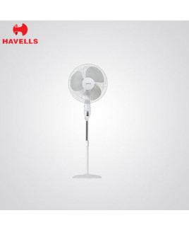Havells 400 mm White Colour Pedestal Fan-Swing