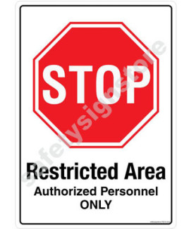 3M Converter 210X297mm Property & Security Signs-PS316-A4V