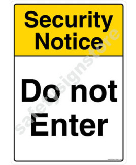 3M Converter 210X297mm Property & Security Signs-PS611-A4V