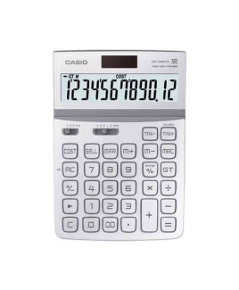 CASIO Compact Desk Calculator-JW-200TW-WE