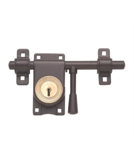 Harrison Iron Rod Lock For Single & Double Door-6L-200 mm