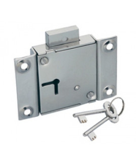 Harrison Furniture Iron Locks For Cupborad & Drawers-6L-75 mm