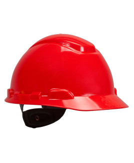3M Ratchet Type Red Helmet-H404R