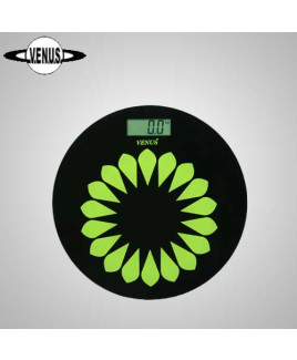 VENUS Black Electronic Digital Body Weight Weighing Scale EPS-7299