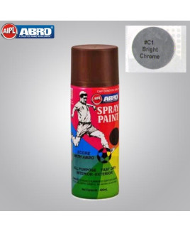 Abro Bright Chrome Spray Paint-Pack Of 12