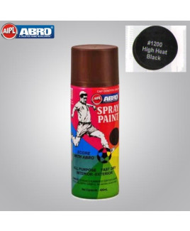 Abro High Temperature Black Spray Paint-Pack Of 12