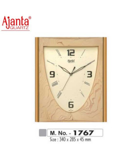 Ajanta 340X285X45mm Fancy & Plain Clock-1767