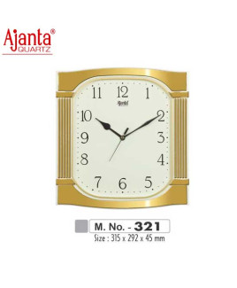 Ajanta 315X292X45mm Fancy & Plain Clock-321