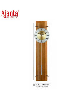 Ajanta 455X240X80mm Wooden  Pendulum  Clock-7717