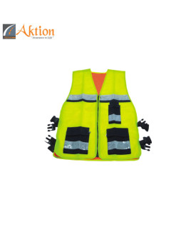 AKTION PVC Reflective Tape Safety Jacket-AK 610