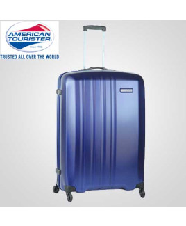 American Tourister 79 cm Stream Alfa Plus Oxford Blue Hard Luggage Spinner-16W-003
