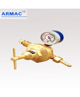 Armac Oxy/Act/Argon/C02/Nitrogen Single Stage Double Meter Regulator 