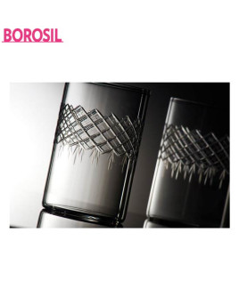 Borosil 350 ml Cut Glasses-Bracelet Large-BN430120033