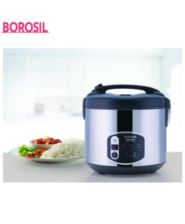 Borosil 1.8 Ltr Digikook Electric Rice Cooker-BRC18LDSS11