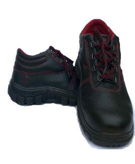 Concorde Size-9 PU Safety Shoes-Ankle