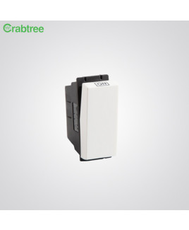 Crabtree Murano 10 Ax One Way Switch (Pack of 20)-ACMSXXW101
