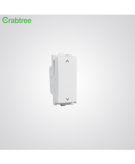 Crabtree Verona 10 A Two Way Switch (Pack of 20)-ACVSXXW102
