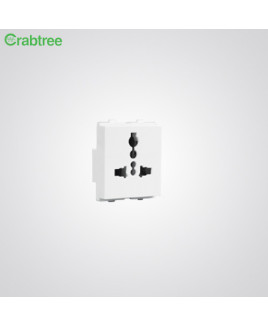 Crabtree Verona 6/13A Universal Socket (Pack of-10)-ACVKUOW132
