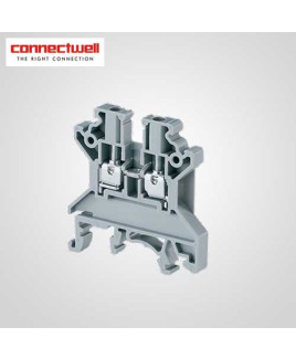 Connectwell 2.5 Sq. mm Feed Through Green Terminal Block-CTS2.5UEGN