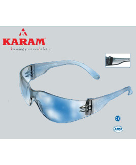Karam Construction Workers Choice white Safety Goggle-ES 001   