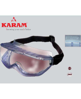 Karam Chemical Environment User's Choice white Safety Goggle-ES 008