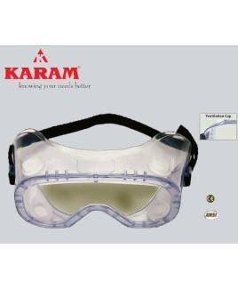 Karam Chemical Environment User's Choice white Safety Goggle-ES 009