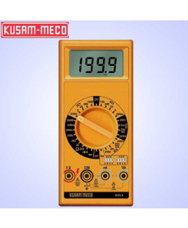 Kusam Meco 3½ Digit 1999 Counts Large LCD Display Digital Multimeter-603