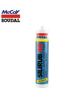 McCoy Soudal 310ml AQ Aquarium Silicone Sealant-Transparent (Pack Of 24)