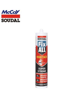 McCoy Soudal 290ml FAH Adhesive Sealant-White (Pack Of 24)