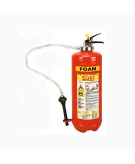 Safex Mechanical Foam Stored Pressure Type 9Litre's capacity Fire extinguisher. SE-SP-MF-9