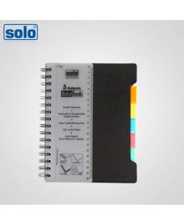 Solo 28*21.5cm Size 5-Subjects Note Book (300 Pages)-NA 457